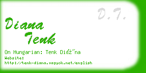 diana tenk business card